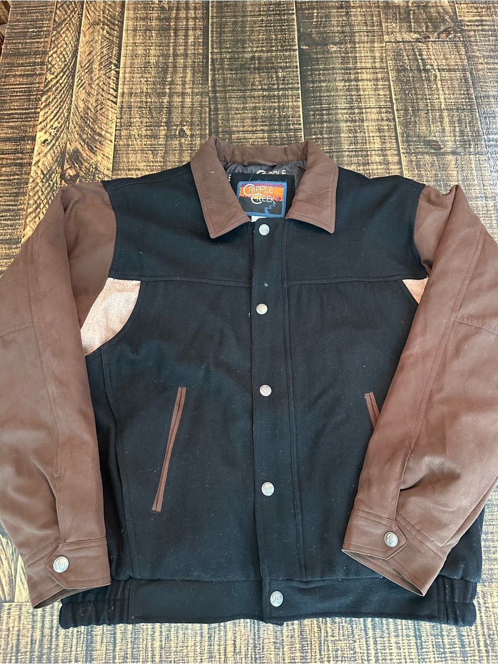 Men’s 90s Vintage Cripple Creek Bomber Jacket size XL